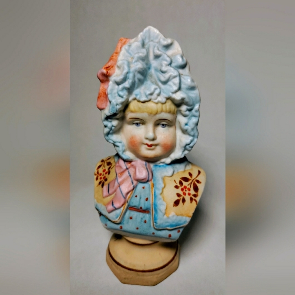 19th Century Hertwig & Co Germany Woman's Bust